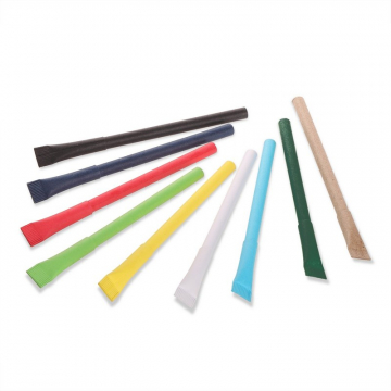 Długopis ze zrolowanego papieru, niebieski