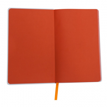 Notes 130x210/80k biały z pomarańczowym elementem